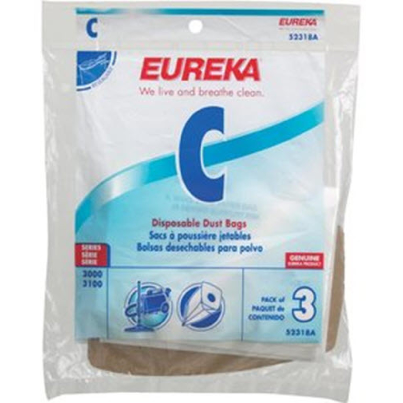 Eureka Genuine Eureka C Bag - 3pk