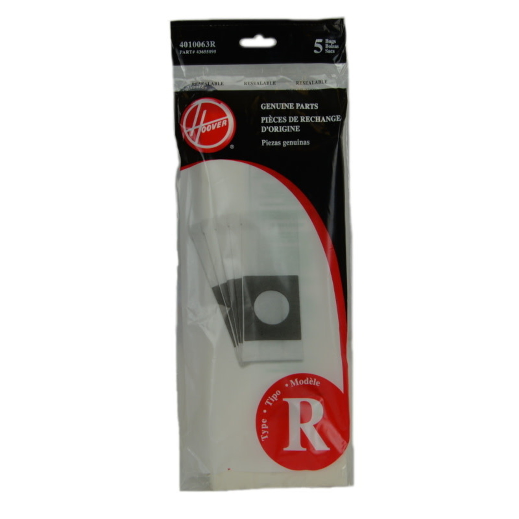 Hoover Hoover Type  "R" Paper Vacuum Bags - 5pk