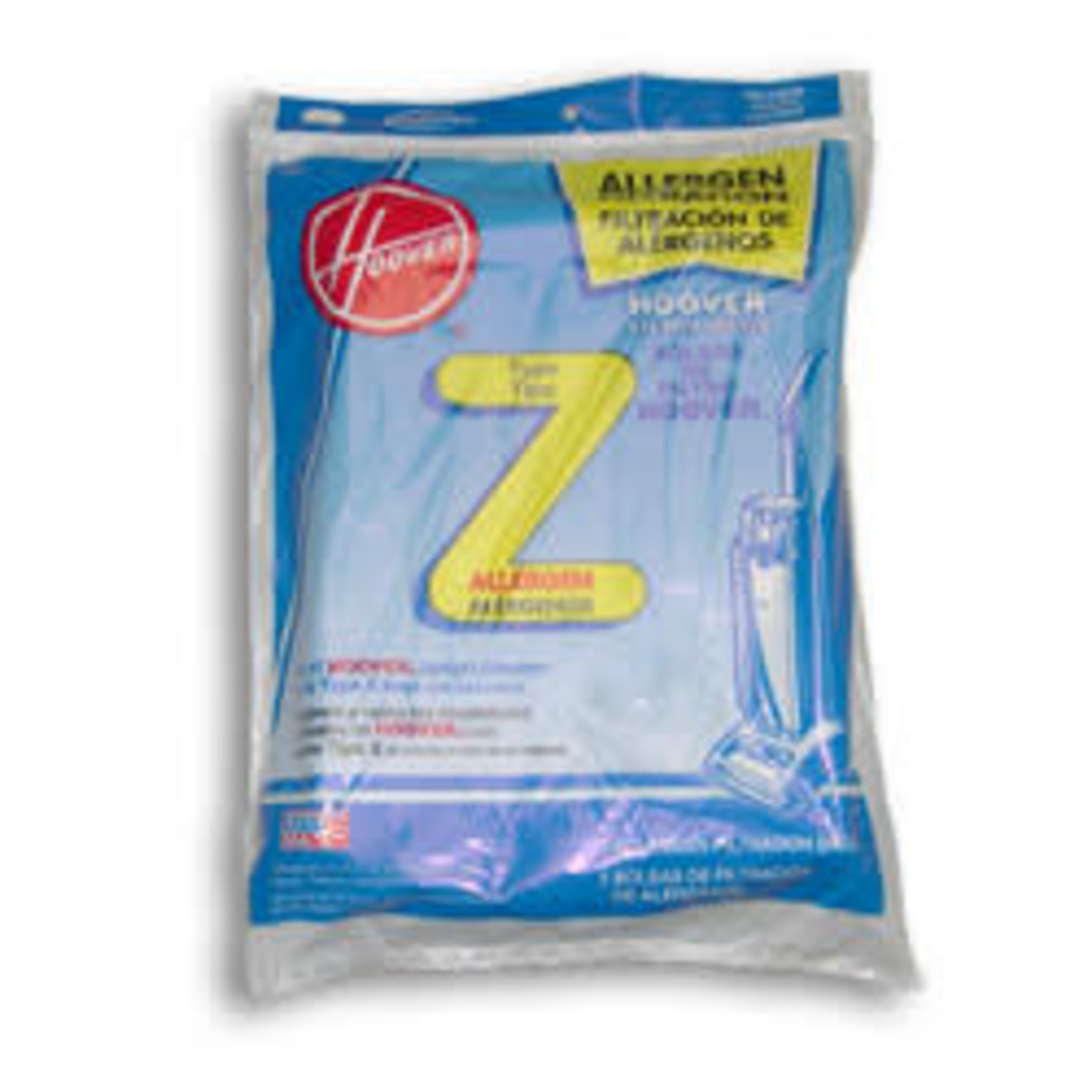 Hoover Hoover Type "Z" Allergen Paper Vacuum Bags - 3pk