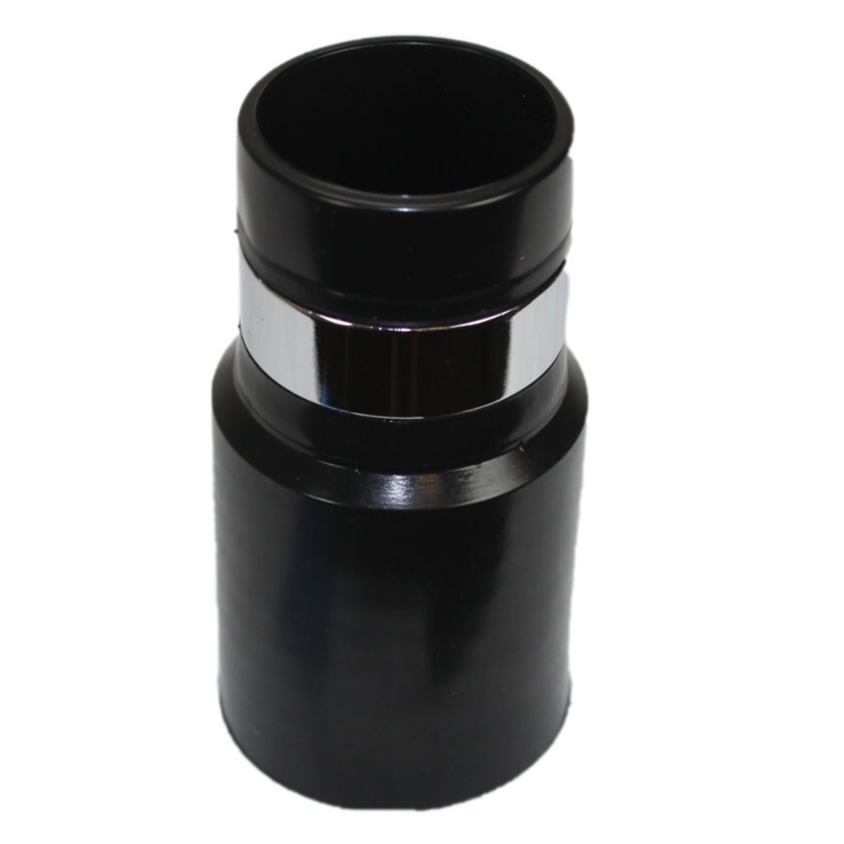 Generic Central Vacuum 1-1/4" Low Volt Wall Hose End w/Ring - Black
