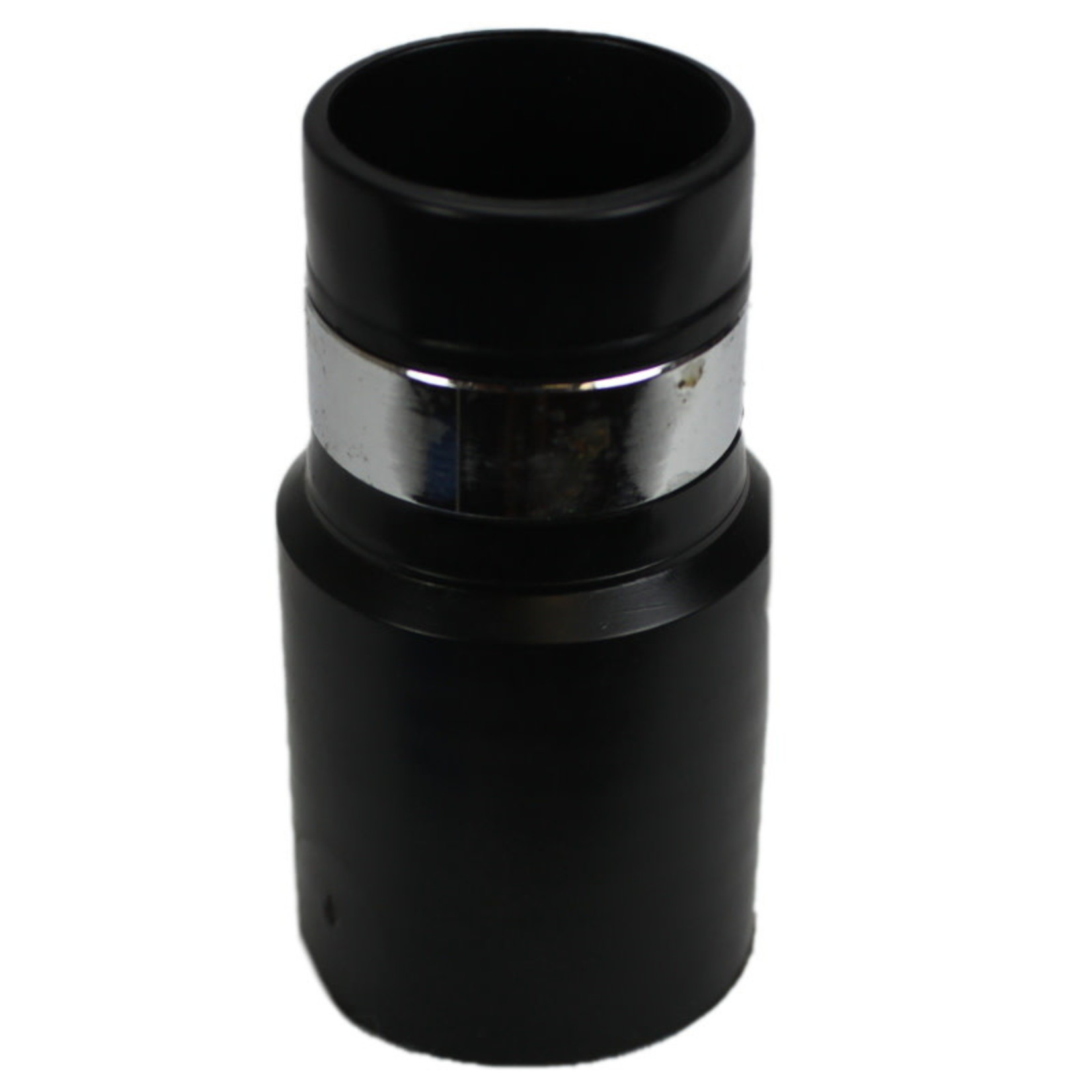 Generic Central Vacuum 1-1/4" Low Volt Wall Hose End w/Ring - Black
