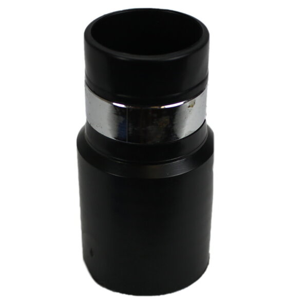 Generic Central Vacuum 1-1/4-Inch Low Volt Wall Hose End w/Ring - Black