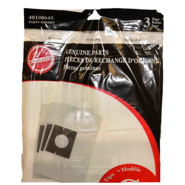 Hoover Hoover Type S Paper Vacuum Bags - 3-Pack
