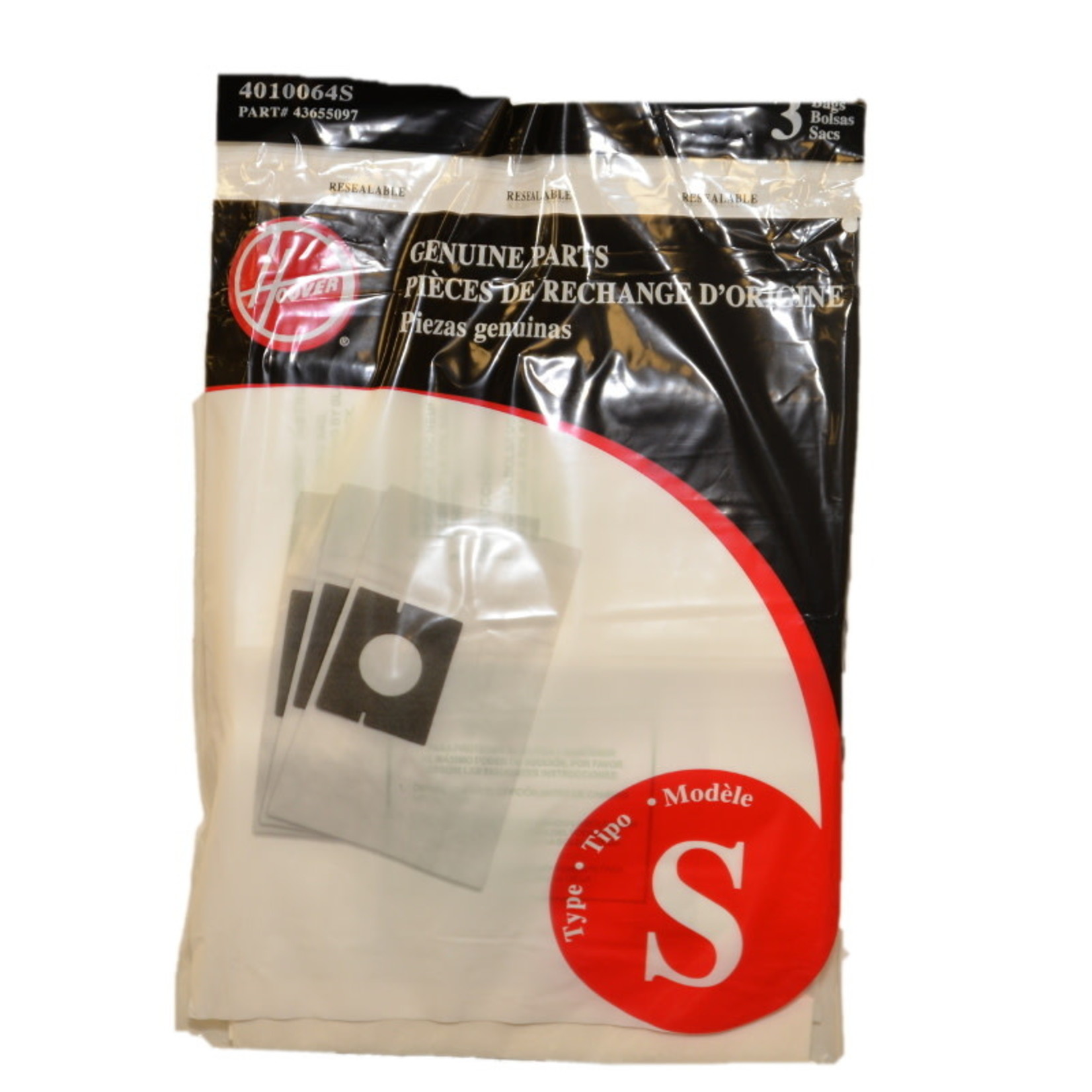 Hoover Hoover Type "S" Paper Vacuum Bags - 3-Pack