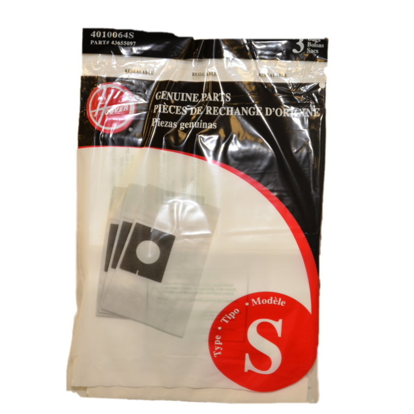 Hoover Hoover Type "S" Paper Vacuum Bags - 3pk