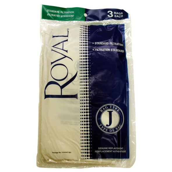 Royal Royal Style J Vacuum Bags - 3-Pack