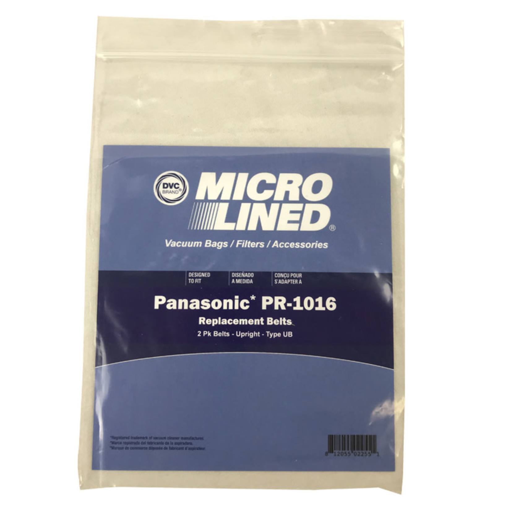 DVC Panasonic Type "UB" Vacuum Belts - 2pk