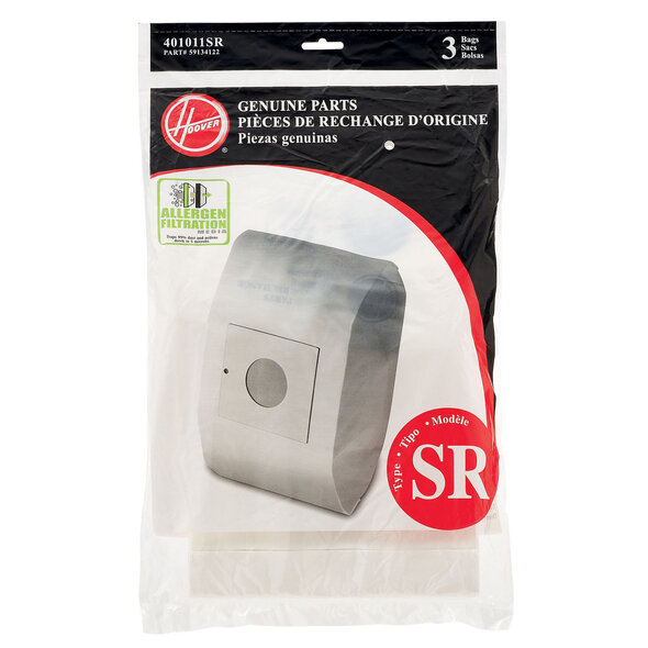 Hoover Hoover Type SR Allergan Paper Vacuum Bags - 3-Pack