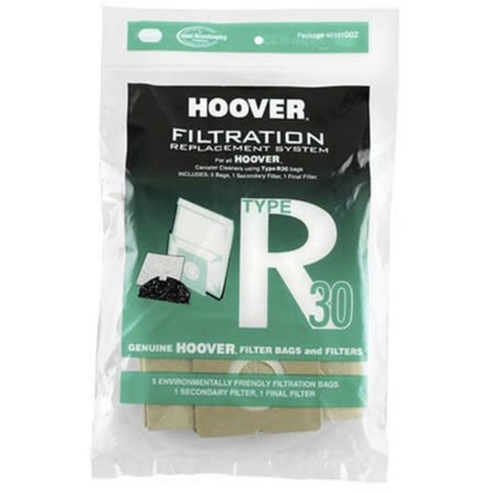 Hoover Hoover Type  "R30" Paper Vacuum Bags - 5pk