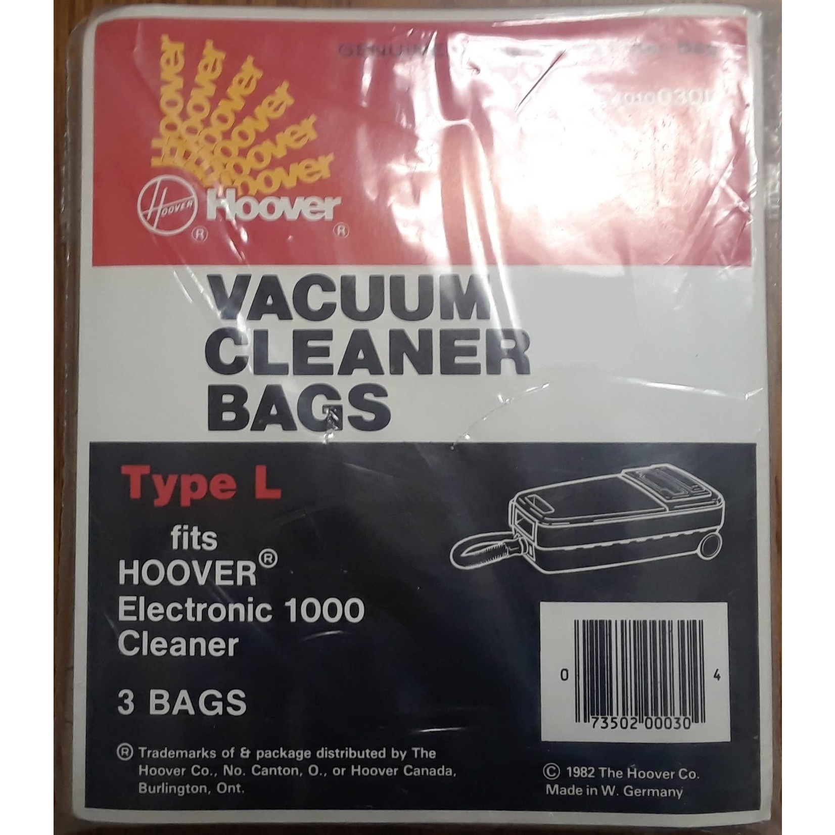 Hoover Hoover Type "L" Paper Vacuum Bags - 3pk