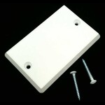 Hayden Central Vacuum Inlet Valve Cover Plate - White