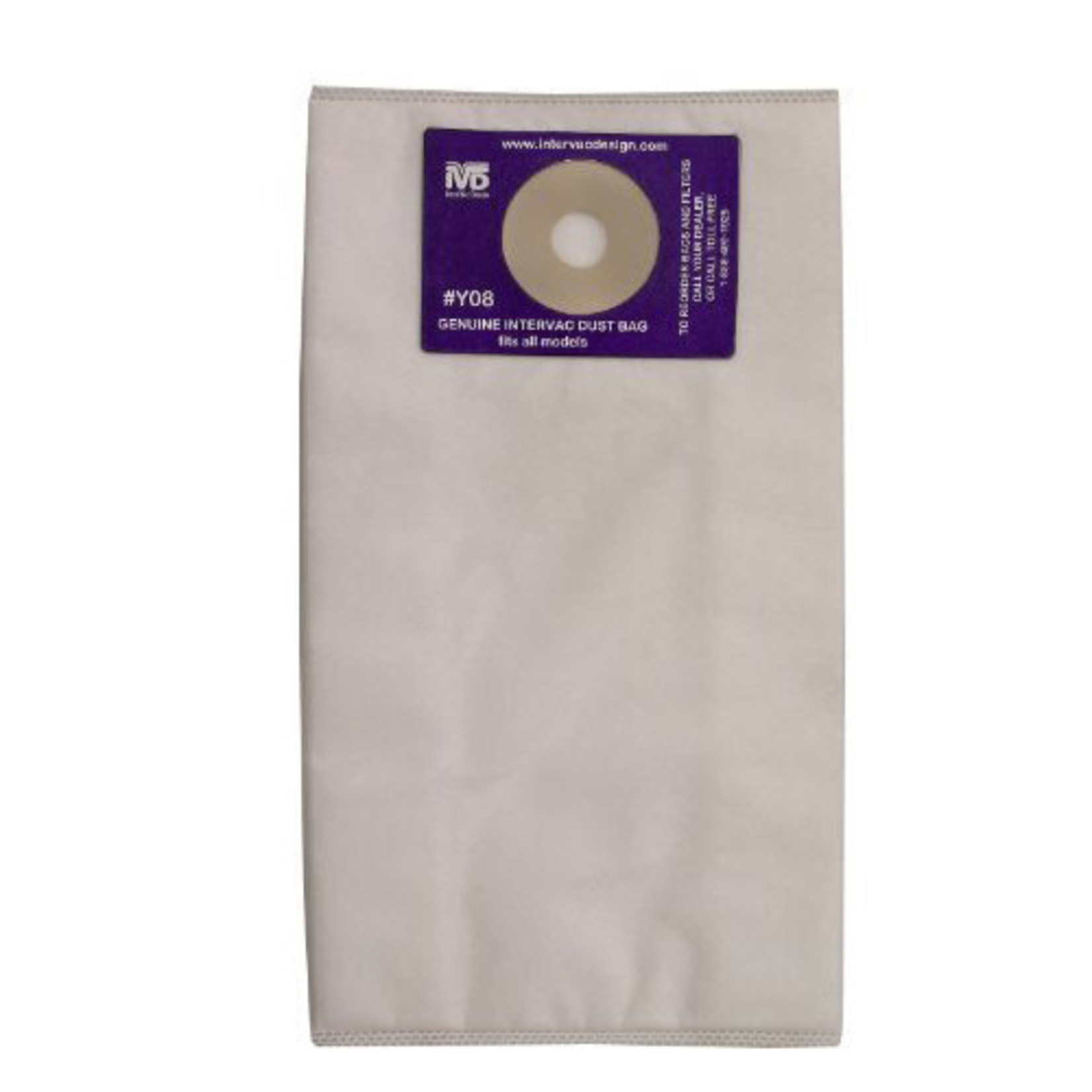 Intervac 009013 Intervac Garage Vac Paper Bags - Y08-5/pkg