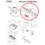 Riccar Riccar CX1000 Motor Assembly w/ Fan & Housing