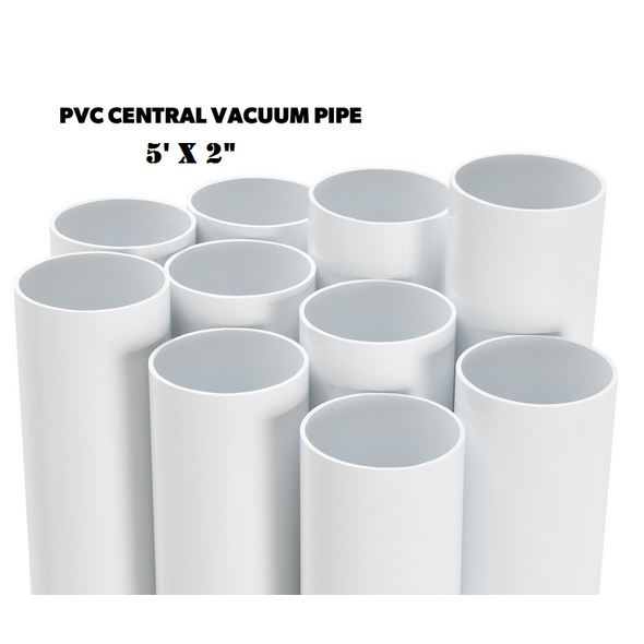 BEAM Central Vacuum 5-Foot Stick of Pipe - Single Stick