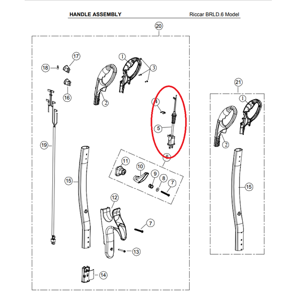 Riccar Riccar Brilliance Power Cord for BRLD.6