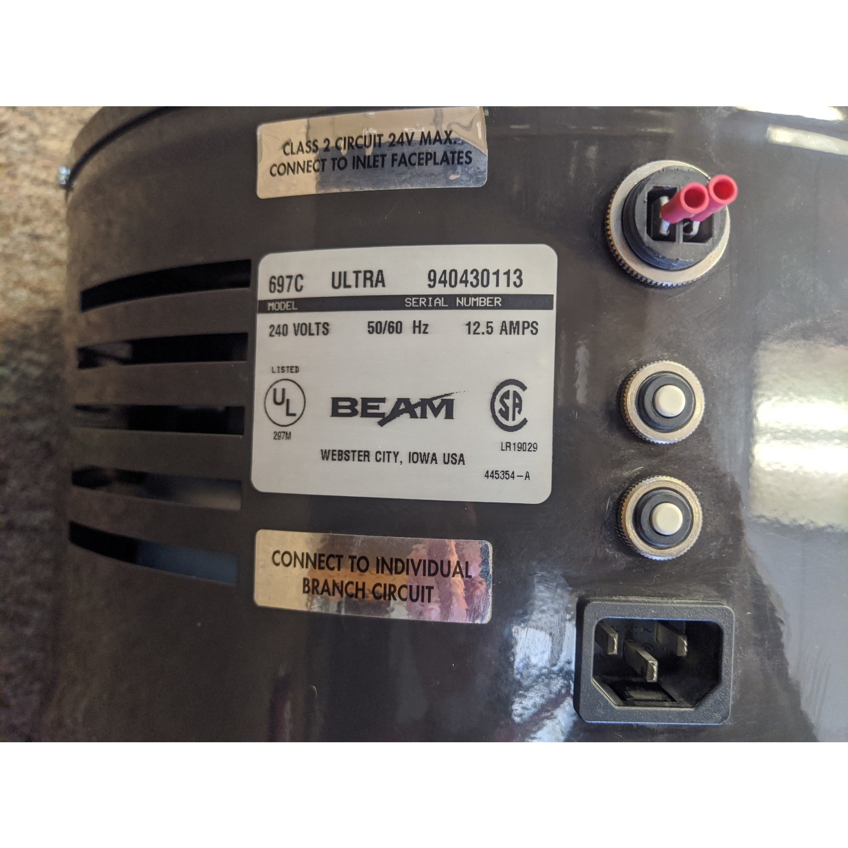 BEAM Beam 697 Central Vacuum Power Unit - Reconditioned - Swiss Boy Certified