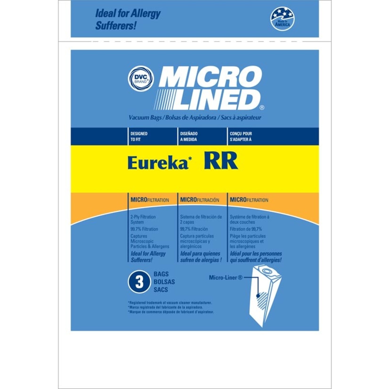 Eureka Eureka Style "RR" Vacuum Bags - 3pk