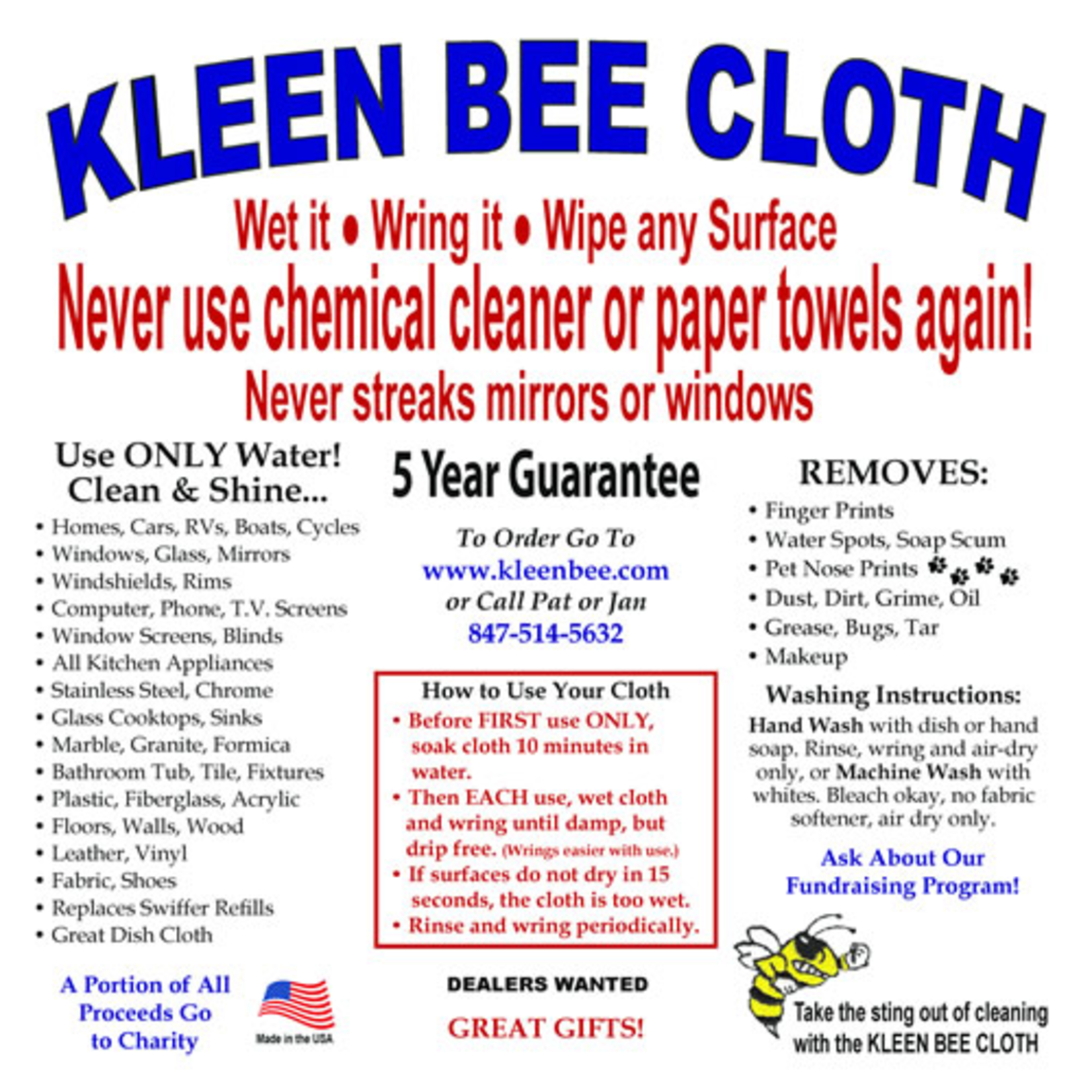 Kleen Bee Kleen Bee Cloth Super Shammy Microfiber