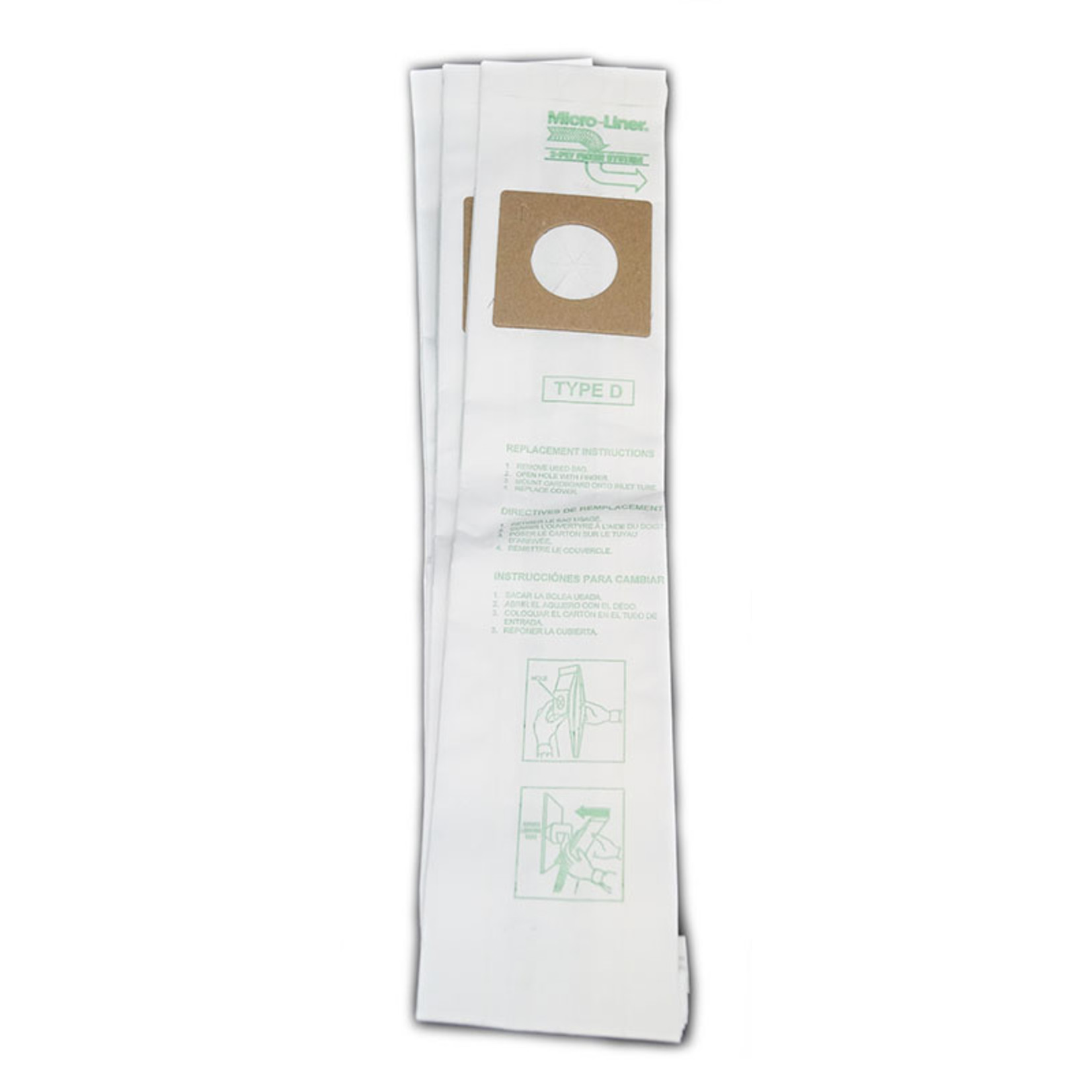 DVC Dirt Devil & Royal Type "D" Vacuum Bags - 3pk