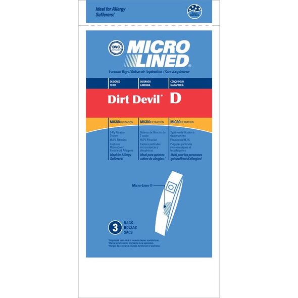 Dirt Devil Dirt Devil & Royal Type D Vacuum Bags - 3-Pack