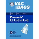 Panasonic Panasonic Style "U, U-3, U-6, & MC-115P" Vacuum Paper Bag - 3pk