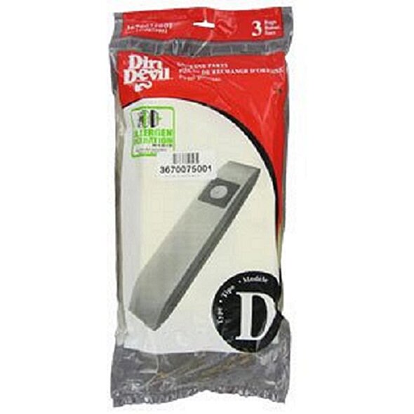 Dirt Devil Royal & Dirt Devil Type D Vacuum Bags - 3-Pack