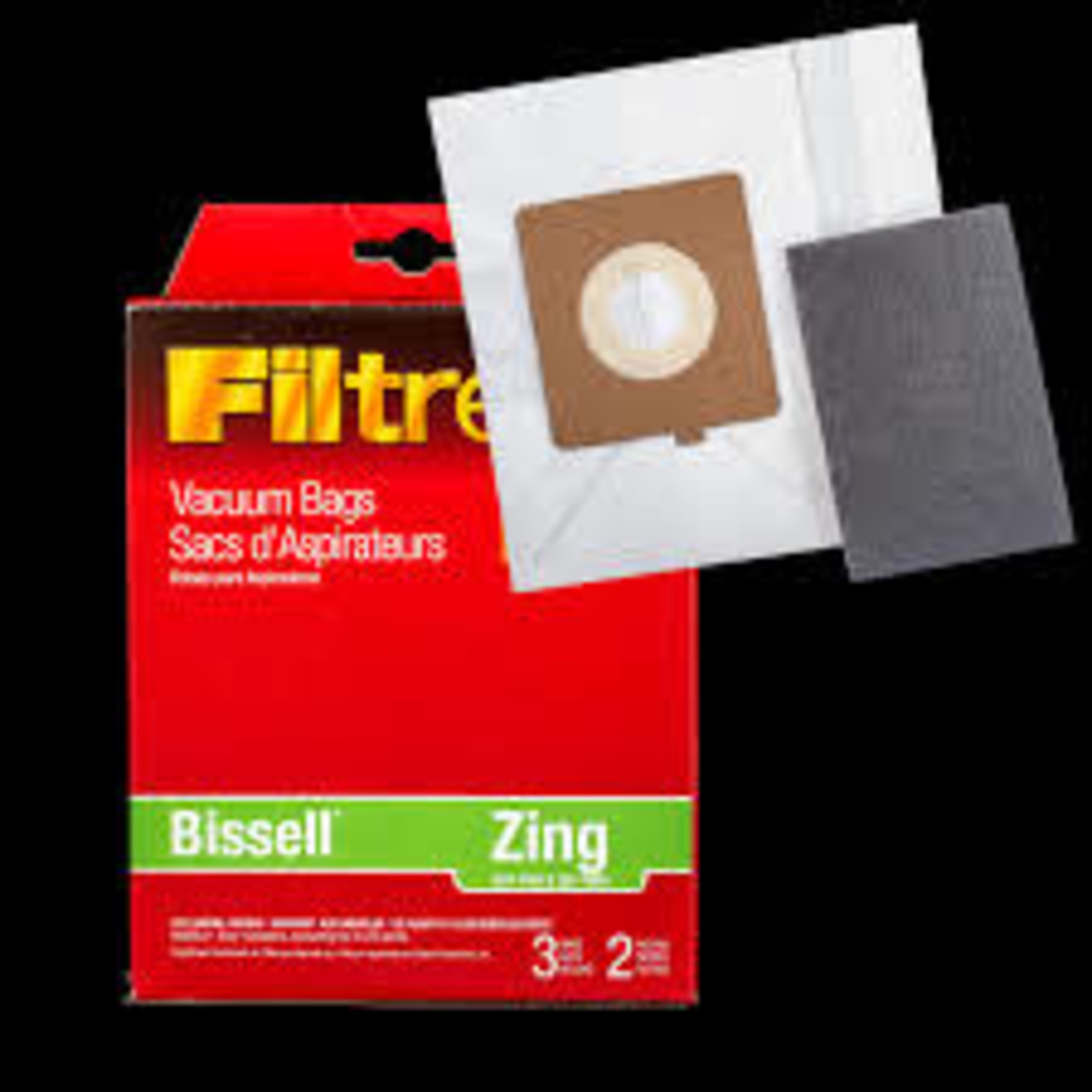 3M Bissell Zing 4122 Series Vacuum Bags - 3pk