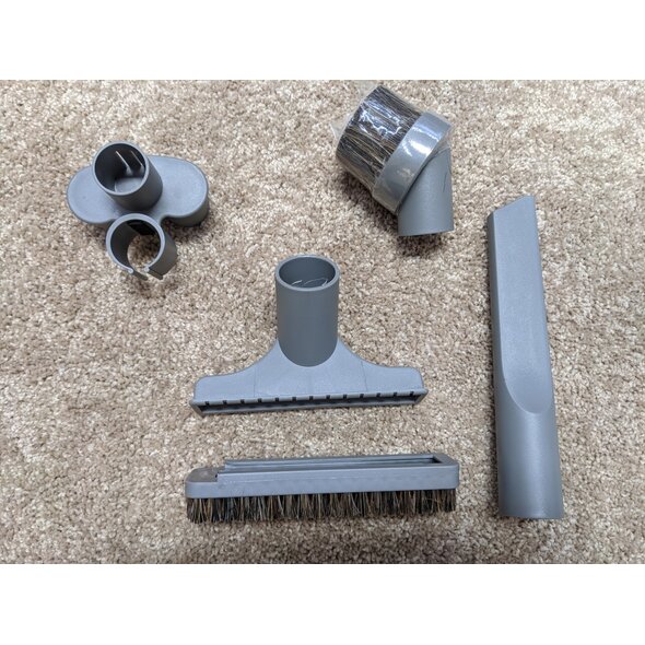 Swiss Boy 30' Dual-Volt Central Vacuum Hose with Sock & Tool Set - Direct Connect