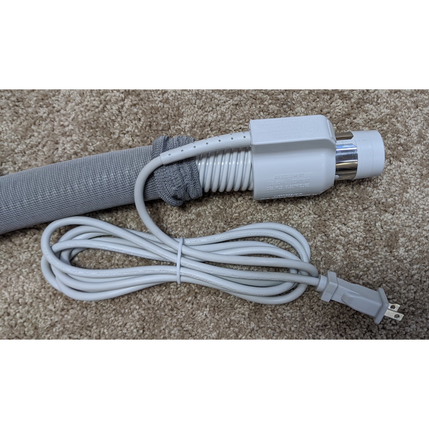 Swiss Boy 30' Dual-Volt Central Vacuum Hose with Sock & Tool Set - Pig Tail