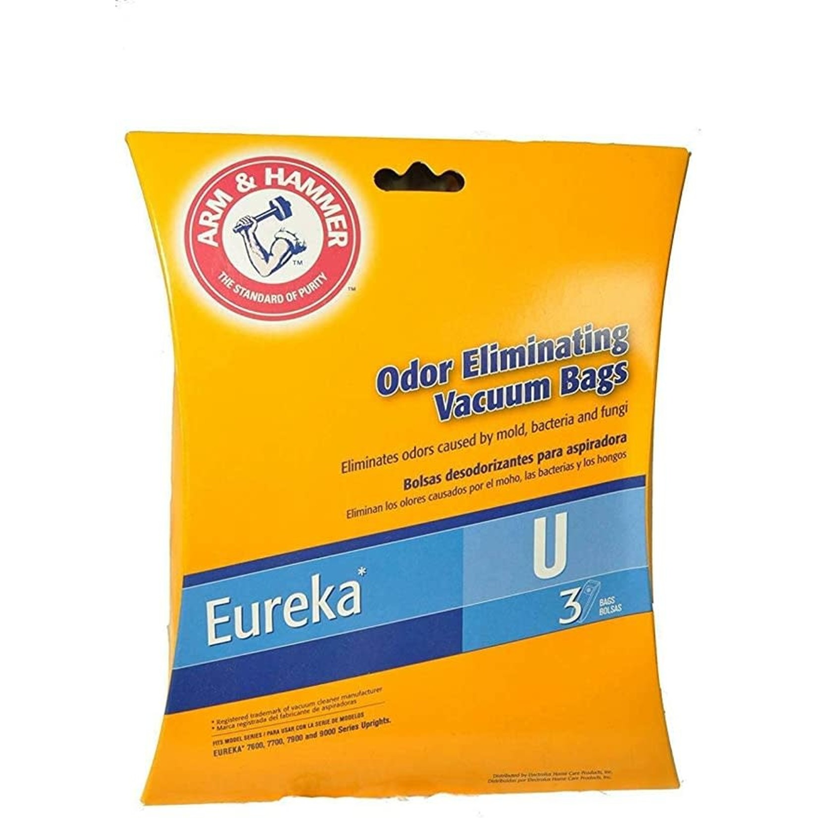 Eureka Eureka w/Arm & Hammer Type 'U' Bag - 3pk