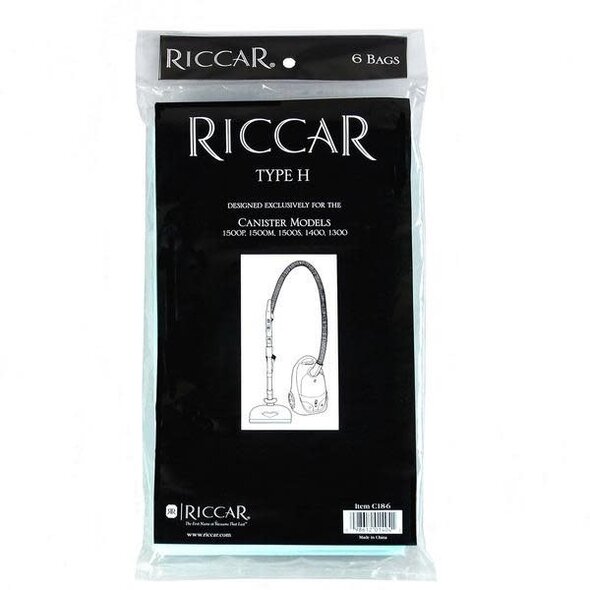 Riccar Riccar Type H Vacuum Bags Vacuum Bags - 6-Pack - C18-6
