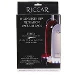 Riccar Riccar Type "X" HEPA Vacuum Bags - 6-Pack