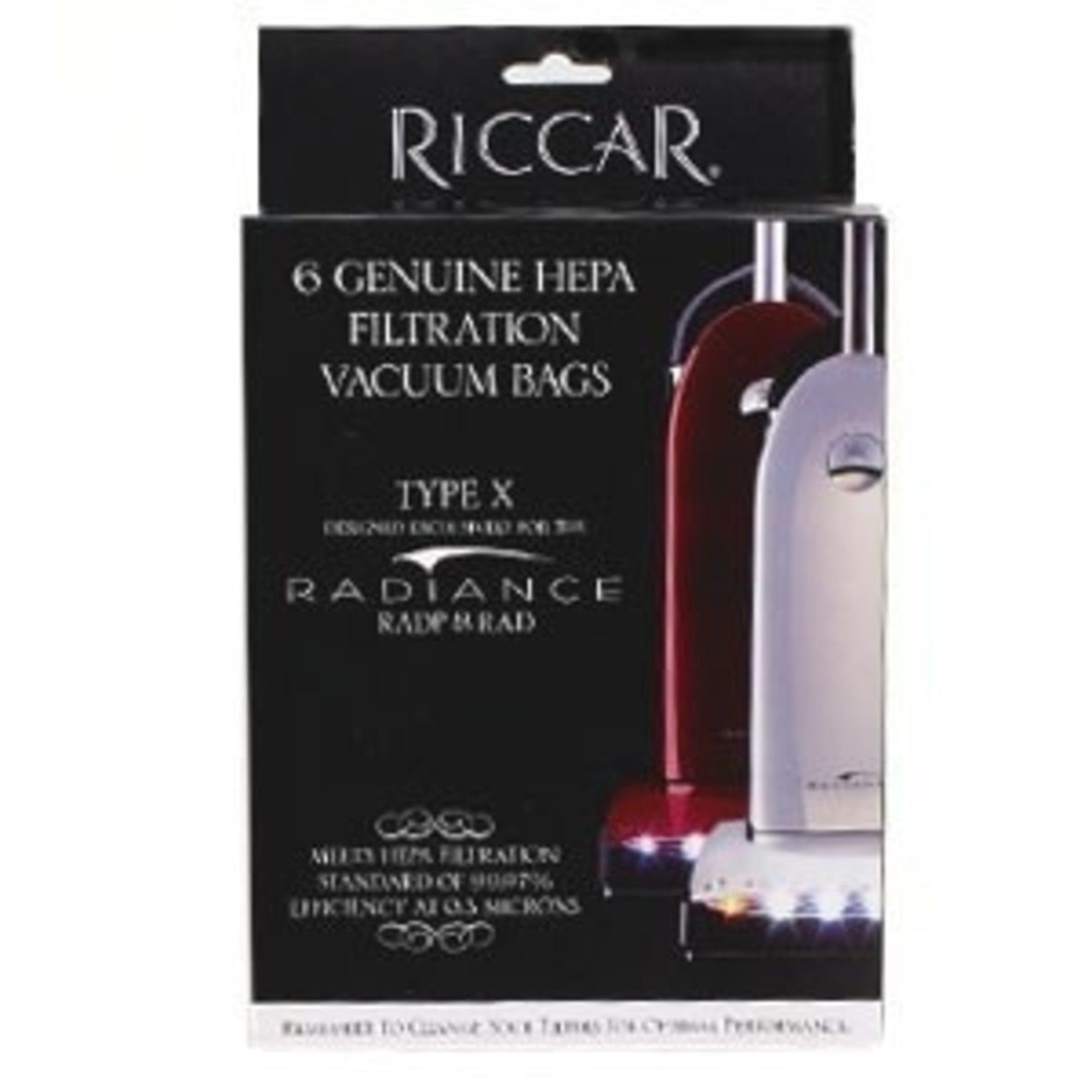 Riccar Riccar Type "X" HEPA Vacuum Bags - 6pk