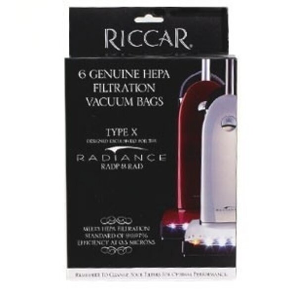 Riccar Riccar Type X HEPA Vacuum Bags - 6-Pack