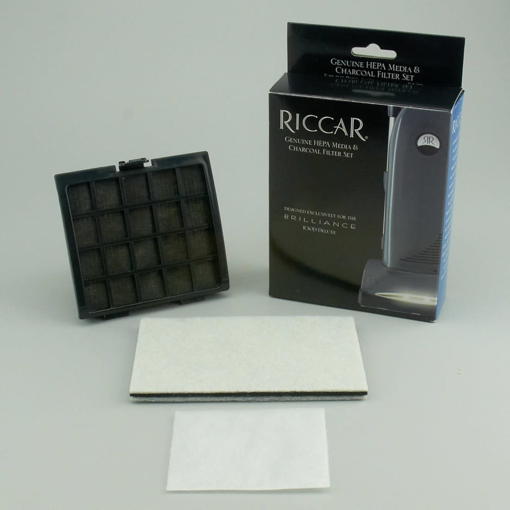 Riccar Riccar Filter Set For R30D Includes: HEPA Foam Filter, Charcoal Filter, Direct Air  Filter