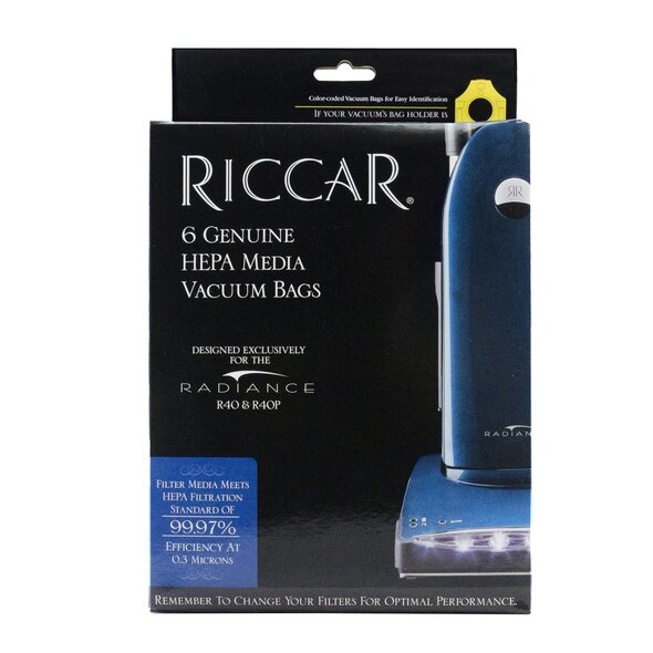 Riccar Riccar R40 Radiance HEPA Vacuum Bags RPH-6