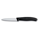 Victorinox Victorinox 3-1/4-Inch Scalloped Paring Knife - Black