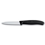 Victorinox Victorinox 3.25" Scalloped Paring Knife - Black