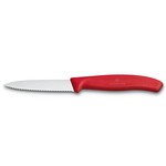 Victorinox Victorinox 3-1/4-Inch Scalloped Paring Knife-Red