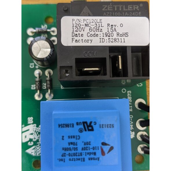 Vacumaid Central Vacuum VacuMaid Circuit Board (110V)