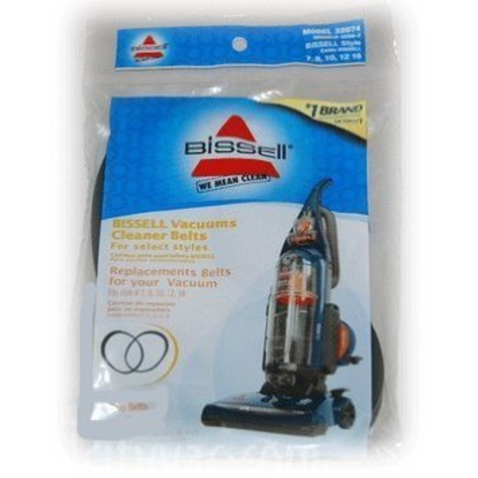 Bissell Bissell Style 7, 9, 10, 12 & 16 Vacuum Belts - 2-Pack