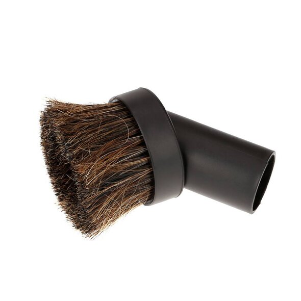 Swiss Boy Central Vacuum Round Horse Hair Economy Dusting Brush - Black