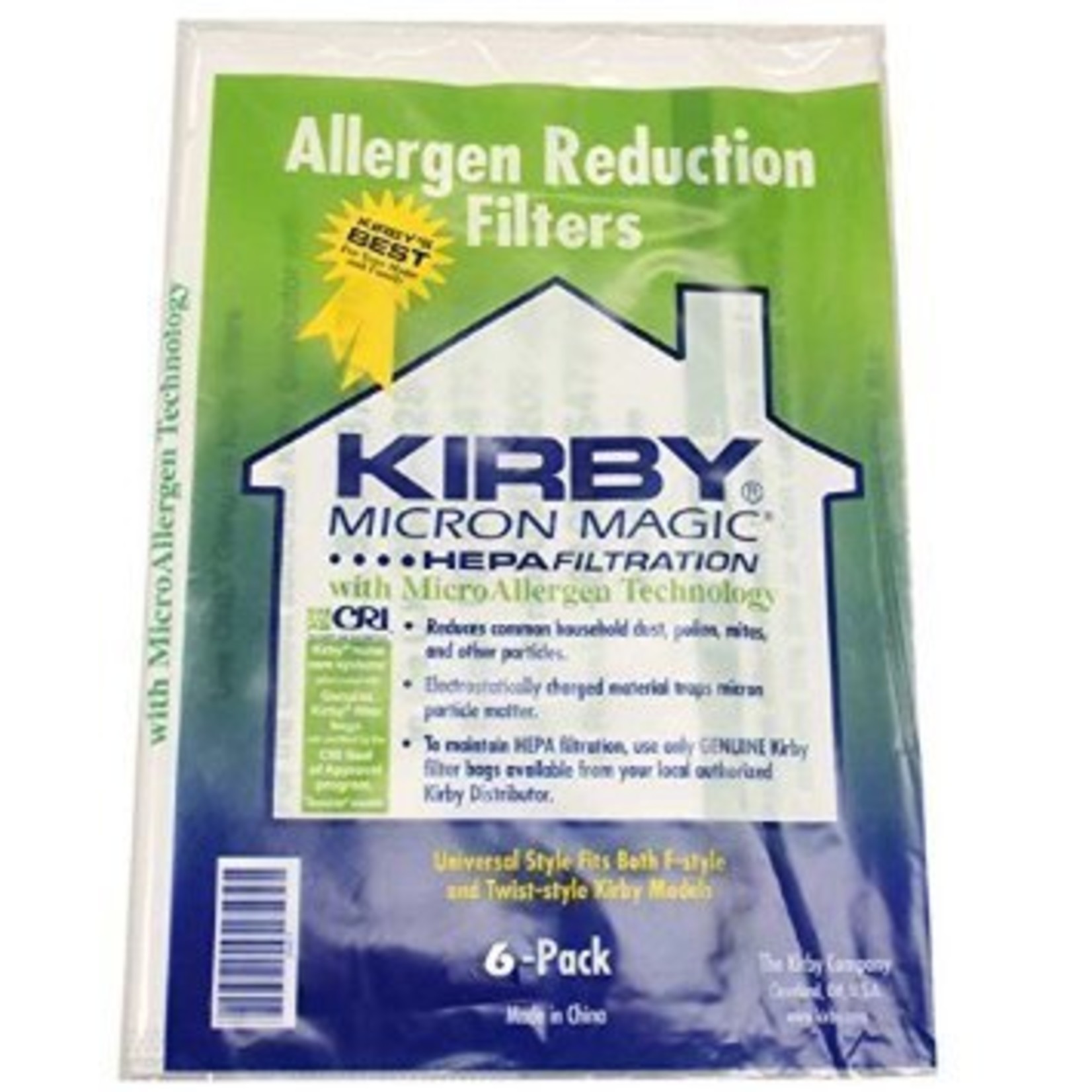 Kirby Kirby Type "F" Cloth Vacuum Bags - 6pk
