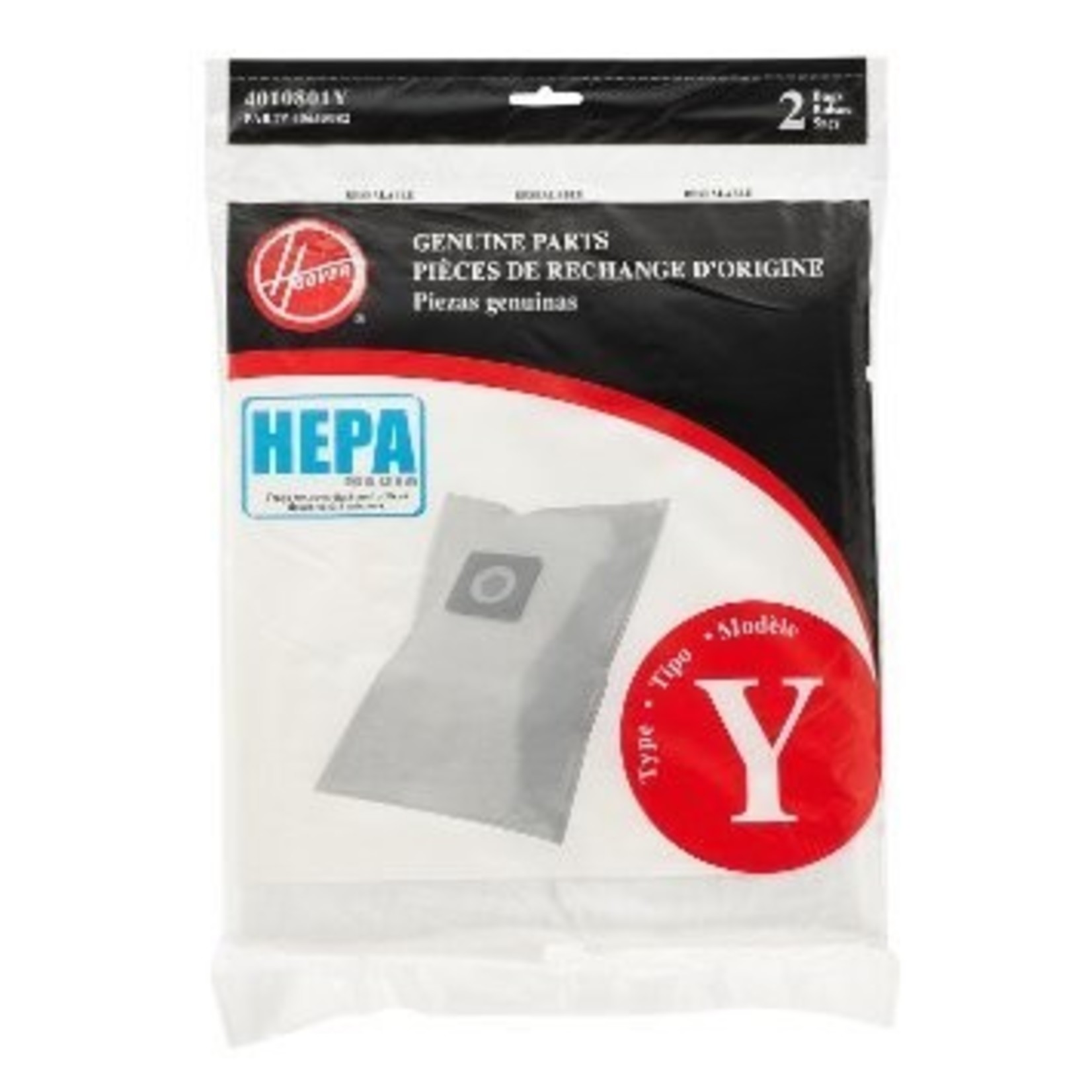 Hoover Hoover Type Y HEPA Cloth Vacuum Bags - 2-Pack