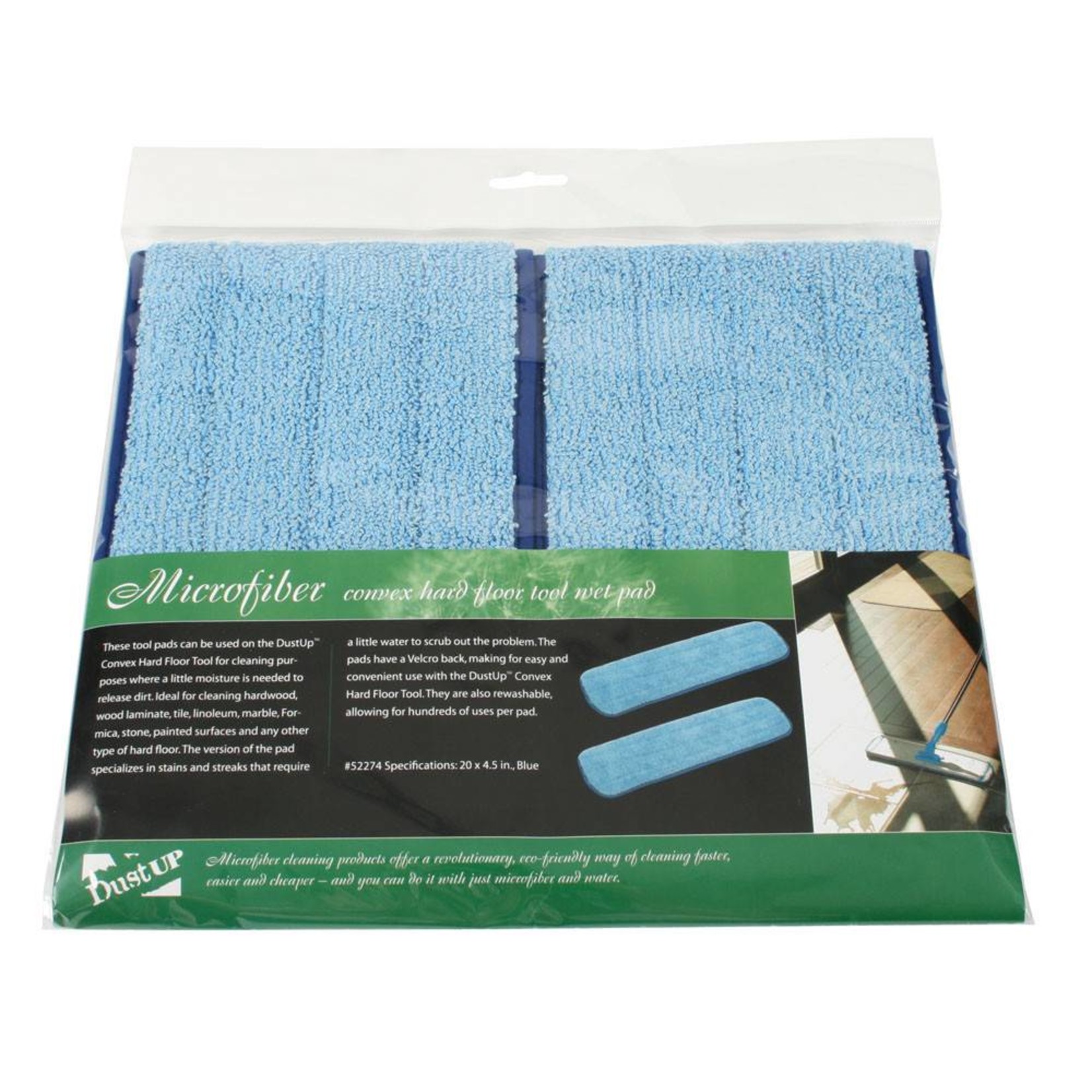 Centec CenTec Microfiber 2 Wet Mop Pad - 2-Pack