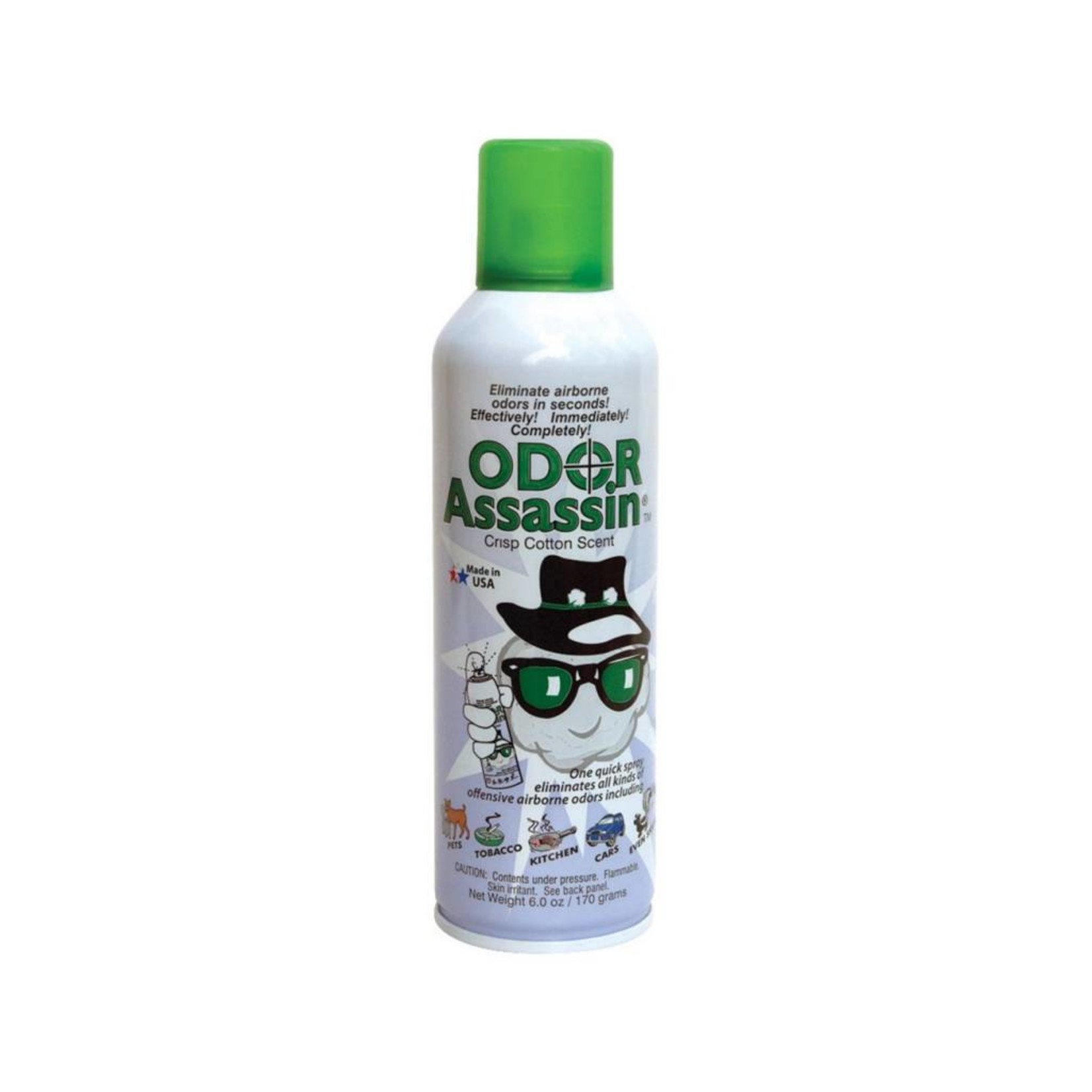 JAY Manufacturing ODOR Assassin, Crisp Cotton (8oz)
