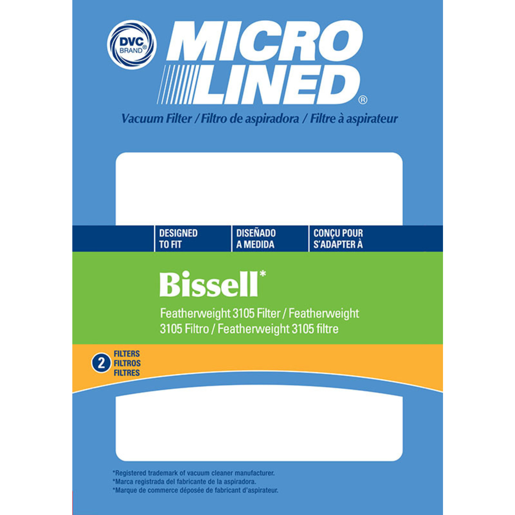 Bissell Bissell Series 3105/3106 Vacuum Filter - 2-Pack