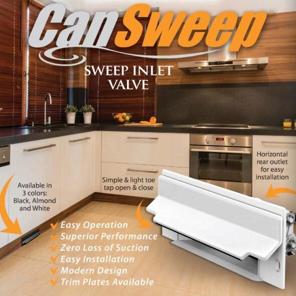 Canplas Cansweep Automatic Dustpan - White