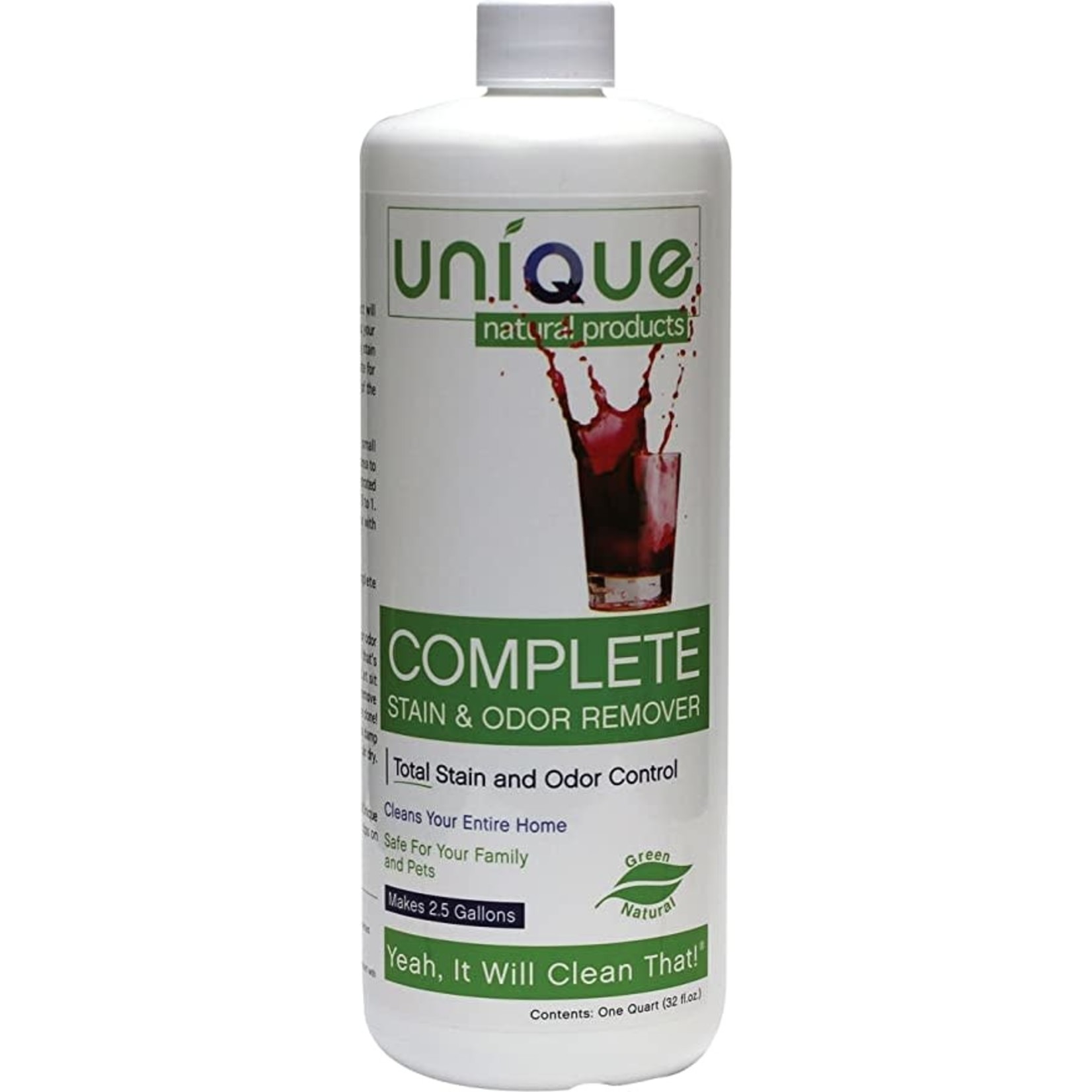 Unique Manufacturing Unique Complete Stain & Odor Remover - Concentrate (32oz)