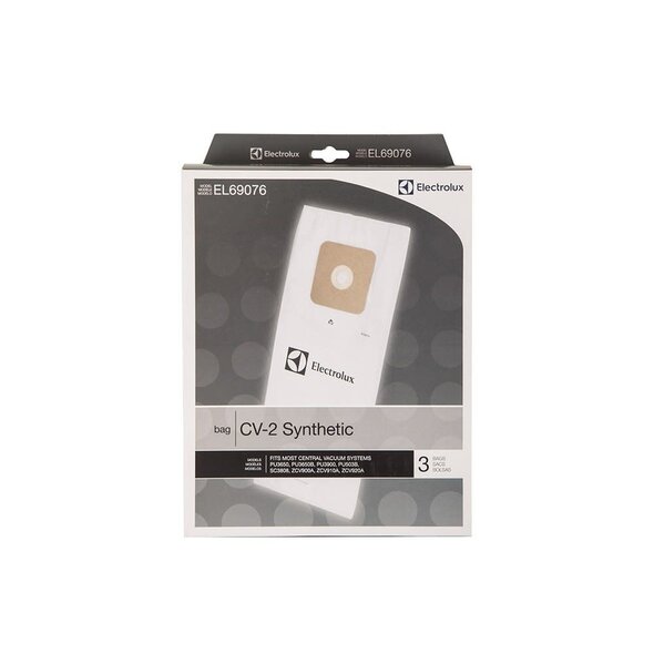 BEAM Beam & Electrolux 50500 & CV-2 Central Vac Cloth Vacuum Bags - 3-Pack